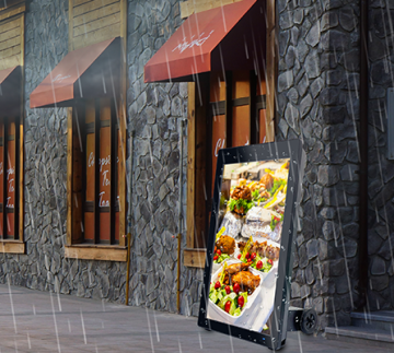 outdoor portable 43inch lcd digital signage display