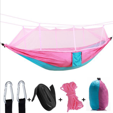 Affordable Portable Outdoor Hammocks: Perfect for Gardens, Sports Events, Home, Travel, and Camping - 185*80cm Canvas Stripe Swing Bed