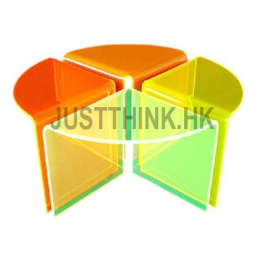 Popular Customized Colorful Acrylic Table Furniture FZ-WS-05256