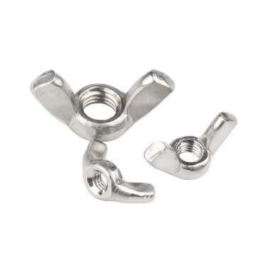 304/316 Stainless Steel Butterfly Wing Nuts: Sizes M3 to M12