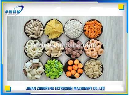 corn flour snack food extruder machine