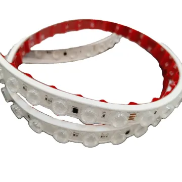 24V DMX512 Waterproof RGB LED Wall Washer Strip Lights with Lens