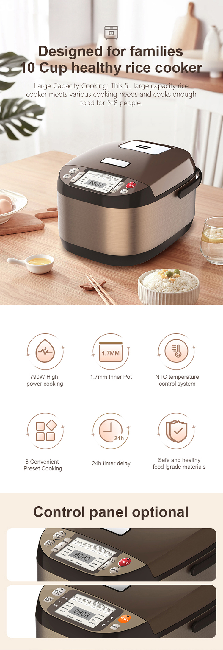 Digital Rice Cooker With IMD Panel (1)