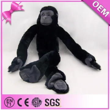 New design soft velboa material long arms and legs monkey plush toy wholesale