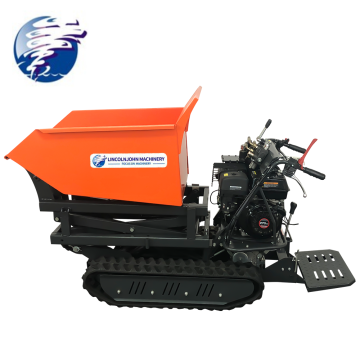 Full Hydraulic Self Load Unload Small Track Transporter