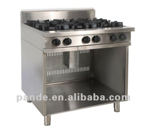 Commercial 6 Burners Stove natural gas burner industrial