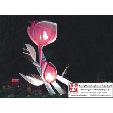 Park Flower Light Sculpture