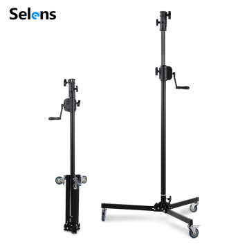 Selens MF689 Lifting Hand-Cranked Light Stand for Photo Studio