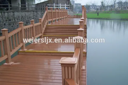 PE PVC wood plastic wood plastic deck tiles machine