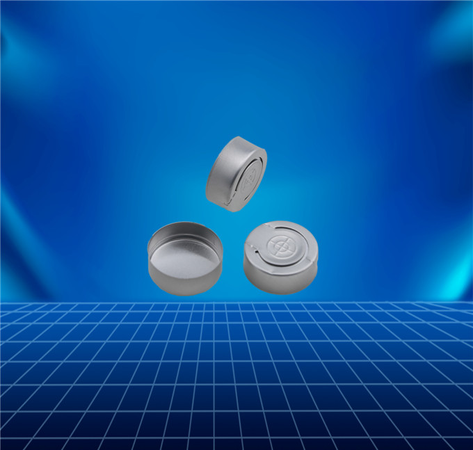 aluminium tear-off cap for antibiotic