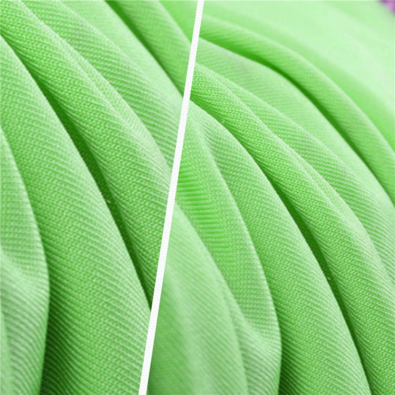 Practical Green Four-side Stretch Knitted Polyester Fabrics