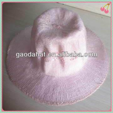 Pink Paper Bangora Hat Bodies Wholesale Cheap