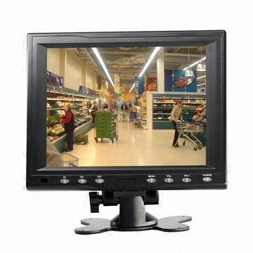 8" 2CH LCD CCTV Monitor (BNC, RCA, VGA)