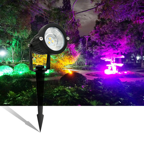 Sensor Foto 12V Lampu Lansekap Luar Ruang LED Spotlight
