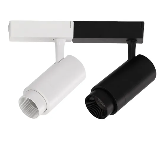 zoomable museum track lighting 3/4 phase 23w