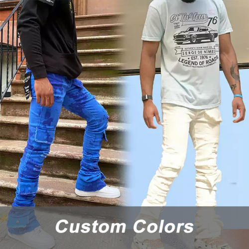 Color Herren -Denimhose Custom im Verkauf