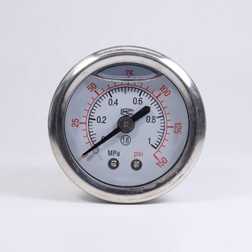 Shock Proof Pressure Gauge with 304 Stainless Steel Manometer and Phenolic Resin Finish: Models Y40, Y50, Y60, Y30