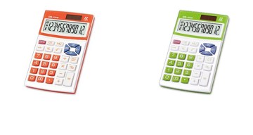 dual power supply handheld plastic calculator