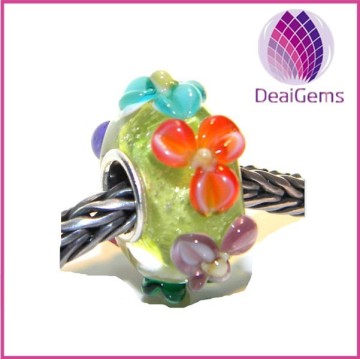 Lampwork glass big hole murano beads wholesale