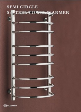 SEMI CIRCLE STEEL TOWEL WARMER