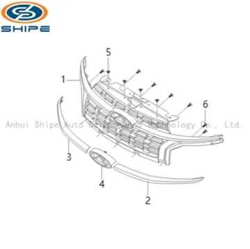 High Quality Radiator Grilles and Accessories for Chery Tiggo 8 Pro Plus T1A T18 T1D
