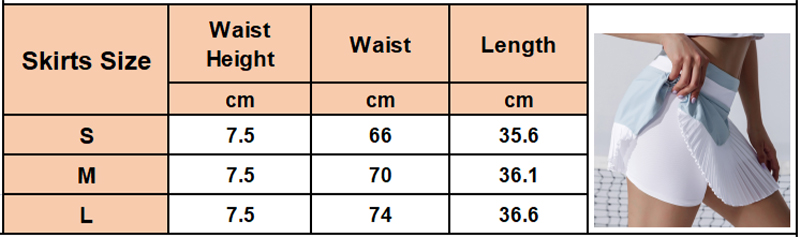 Size Chart 8