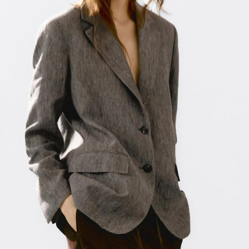 Women's retro elegant and simple style sophisticated blazer