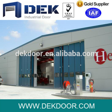 High speed aluminium profile self closing folding door