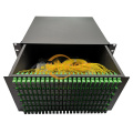 Cold-Rolled Steel 288 Ports 5U Apc Fiber Patch Panel