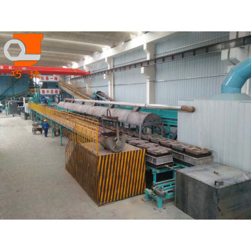 Full automatic open foundry molding line