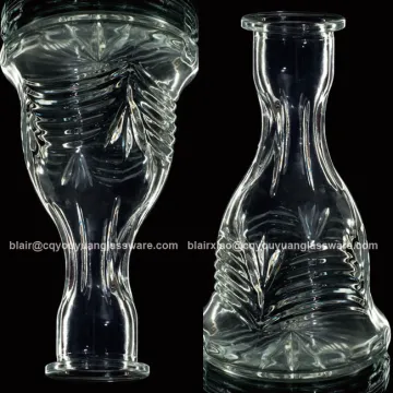 Transparent 500ML Glass Portable Hookah Liquor Bottle Hookah