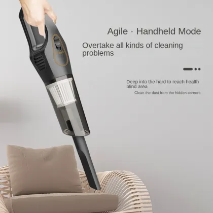 Cordless Household Vacuum Cleaner with Integrated Handheld Vacuums for Mite Removal