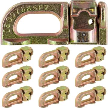 L Track Double Stud Fitting for Cargo Control