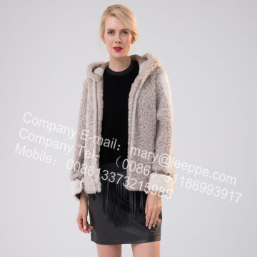 Jaket Pendek Merino Shearling For Lady