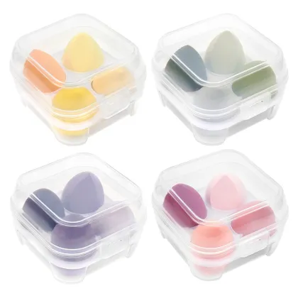 Beauty Egg Puff: A Versatile Tool for Wet and Dry Application - Foundation, Concealer, and Powder Kit
