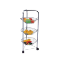 Multilayer metal fruit shelf