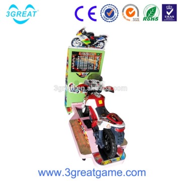 Indoor kids coin operated tt moto racing game machine