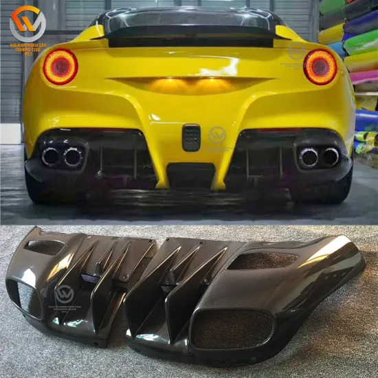 Carbon Fiber Front Bumper Lip Kit for Ferrari F12 2013-2015