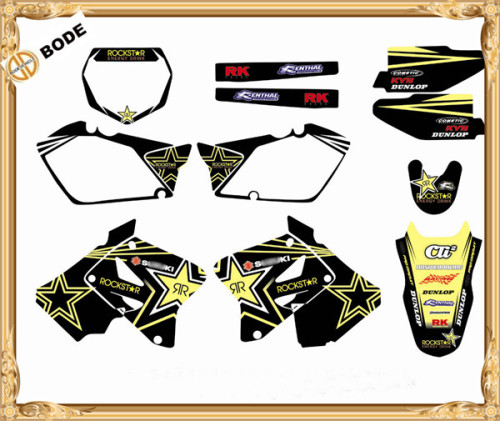 Des Kits graphiques pour SUZUKI RM125 RM250 2001-2012