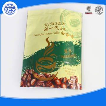 Stand up zipper plastic coffee bags