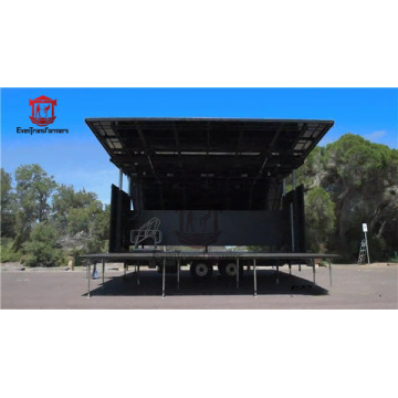 Trailer di palcoscenico mobile fai -da -te 6x5x6.3m