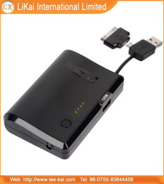 Power Bank Charger 6000mAh Mobile Power Supply with LED Flashlight
