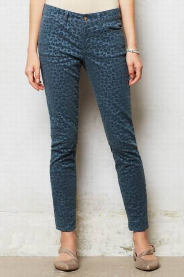 Flocking Denim Pant/ Flocking Jean Pant/ Ladies Flocking Pant