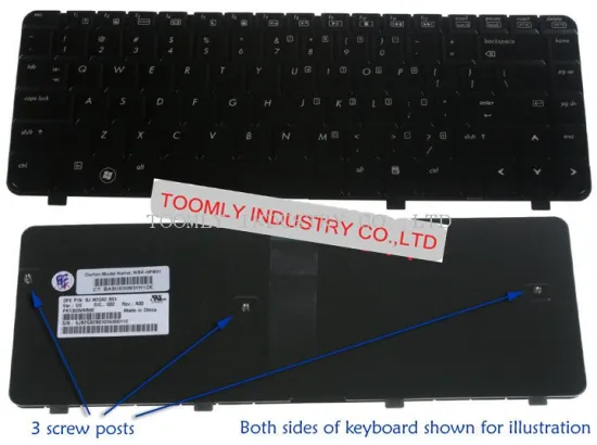 Laptop Keyboard For Hp Pavilion Dv4 Series Glossy Black 518793-001