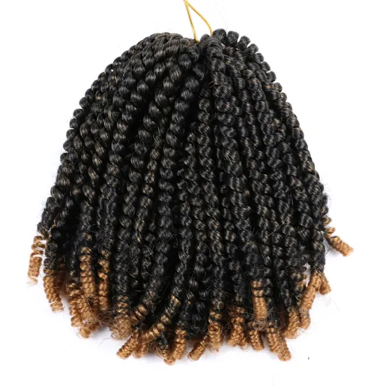 Free Sample Beauty Heat Resistant Fashion Curly Hair Cheap Natural Braiding Extensions Crochet Spring Twist Hair