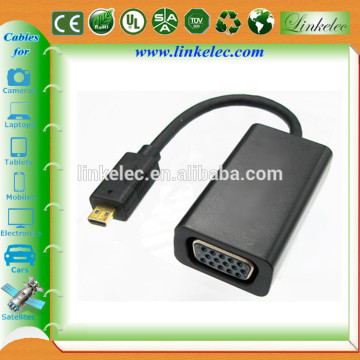 Alibaba China gold supplier custom mini usb to vga adapter