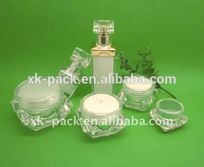 beauty acrylic cream jar