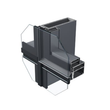Anodized and Powder Coated Aluminum Profiles for Curtain Wall