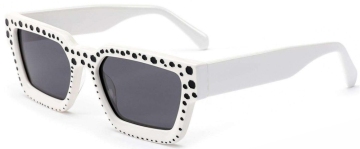 Belieye Prescription Rectangle Acetate Sunglasses