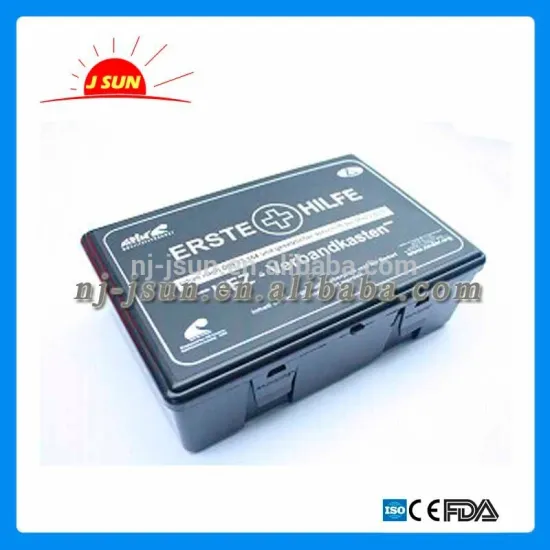 First aid box plastic kit with lock